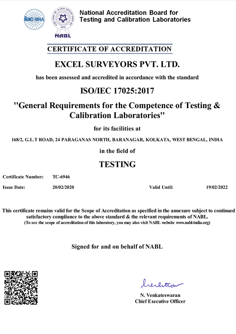 Our Certifications & Accreditations - Excel Surveyors